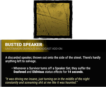 busted speaker
