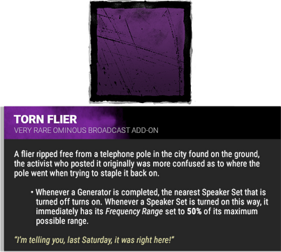 torn flier