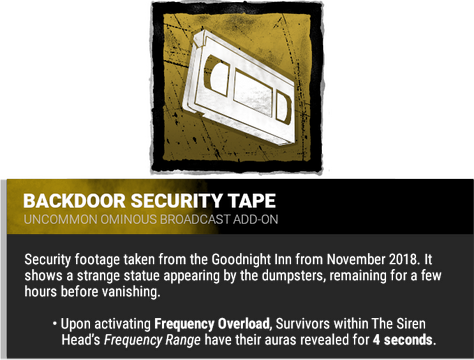 backdoor security tape