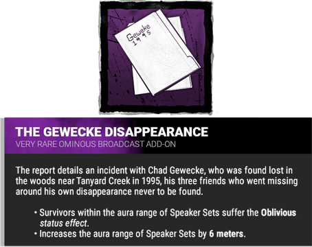 the gewecke disappearance