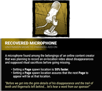 recovered microphone