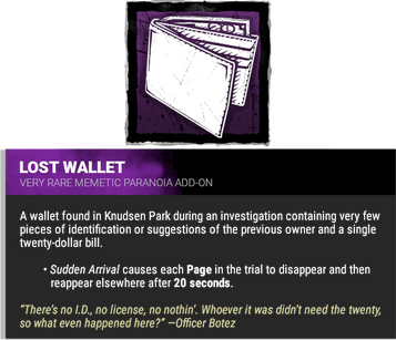 lost wallet