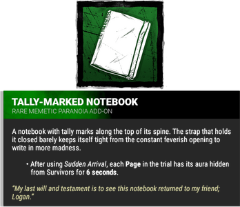 tally-marked notebook tally-marked notebook