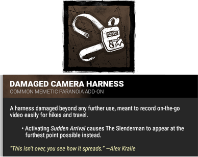 damaged camera harness