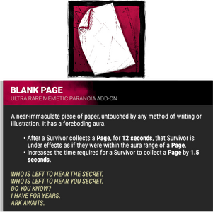 blank page
