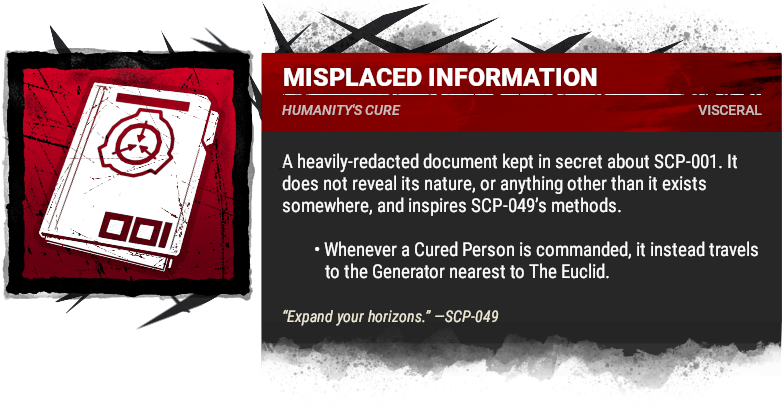 Misplaced Information Misplaced Information