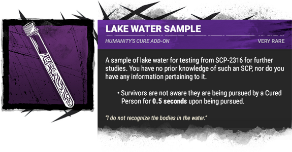 Lake Water Sample