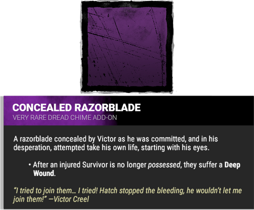 concealed razorblade