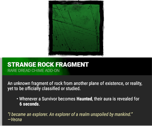 strange rock fragment