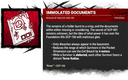 immolated documents