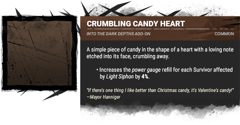 crumbling candy heart