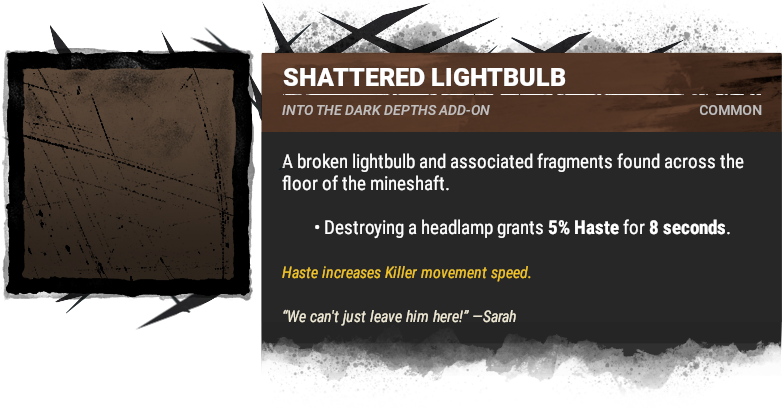 shattered lightbulb