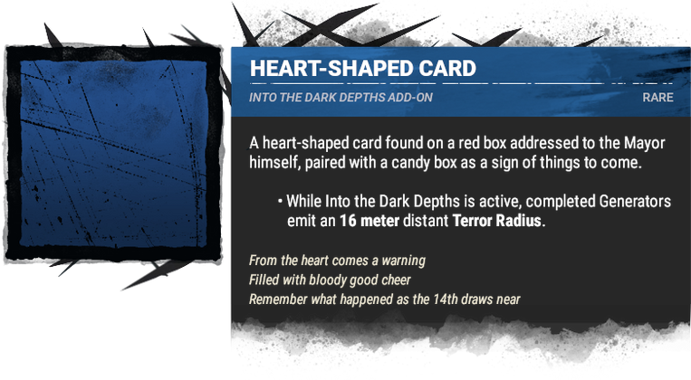 heart-shaped card heart-shaped card