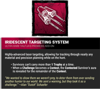 IRIDESCENT targeting system IRIDESCENT targeting system