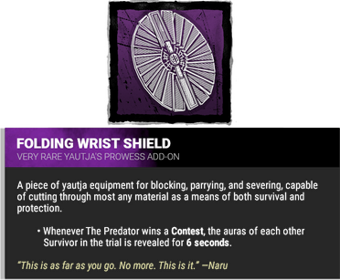 folding WRIST SHIELD
