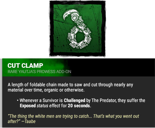 CUT CLAMP CUT CLAMP