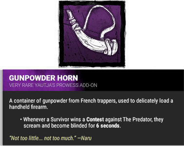 GUNPOWDER horn