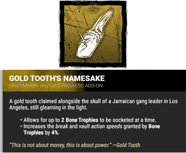 gold tooth's namesake