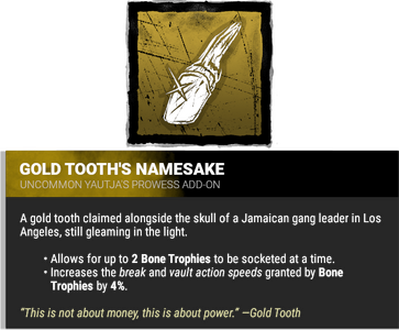 gold tooth's namesake