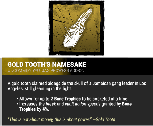 gold tooth's namesake gold tooth's namesake