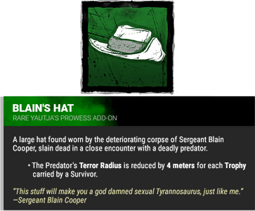 blain's hat
