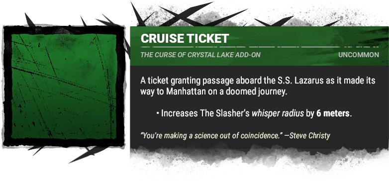 cruise ticket