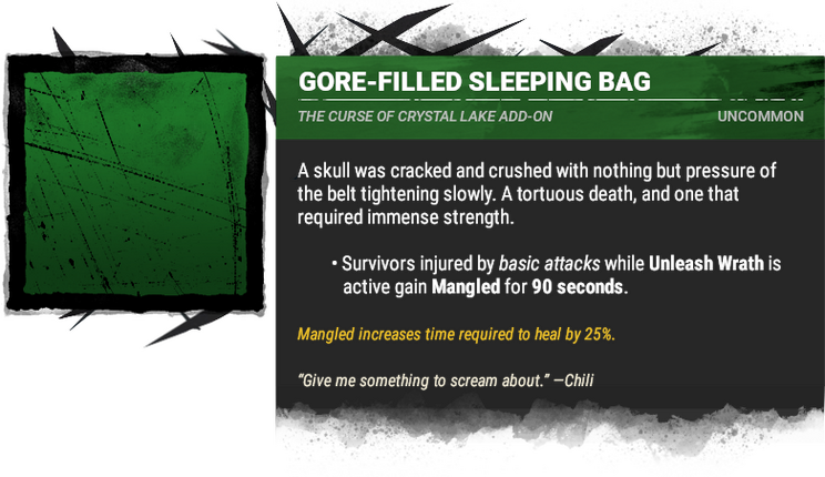 gore-filled sleeping bag