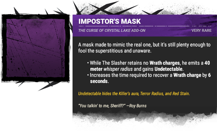 IMPOSTOR'S MASK