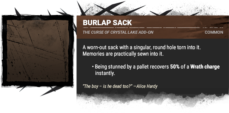 Burlap sack