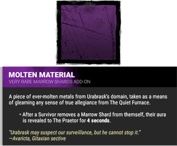 molten material molten material