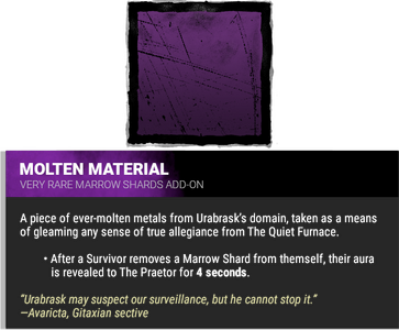 molten material