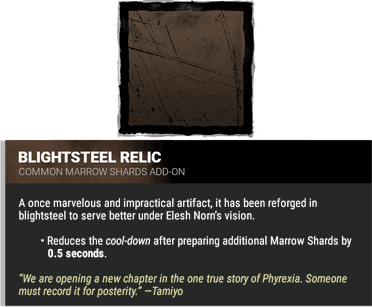 blightsteel relic