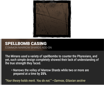 spellbomb casing spellbomb casing
