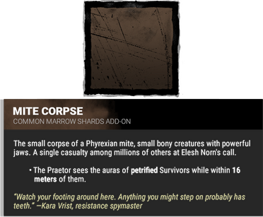 mite corpse