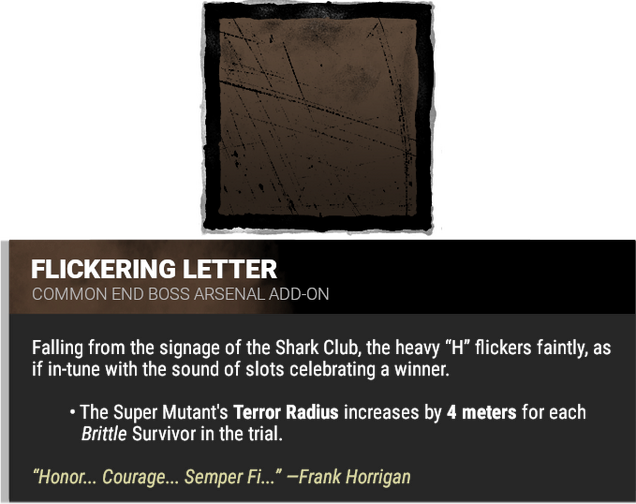 flickering letter