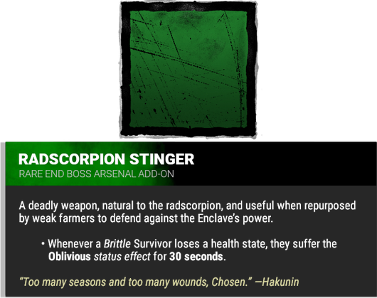 radscorpion stinger radscorpion stinger
