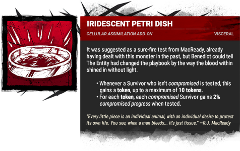 iridescent petri dish