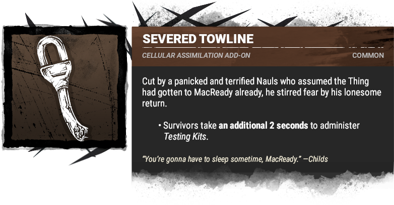 severed towline severed towline