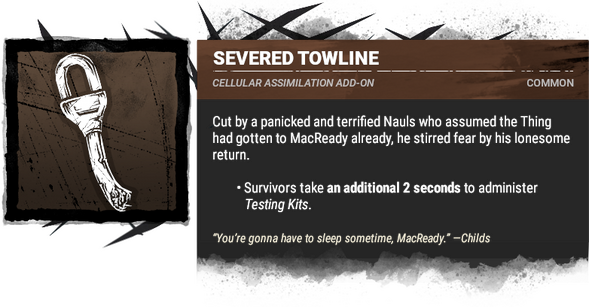 severed towline