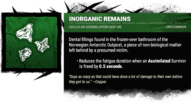 inorganic remains inorganic remains