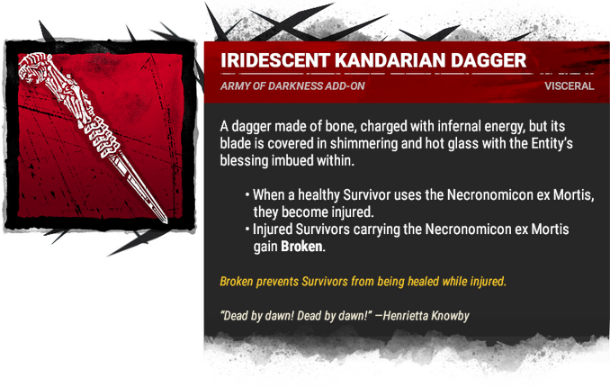 iridescent kandarian dagger