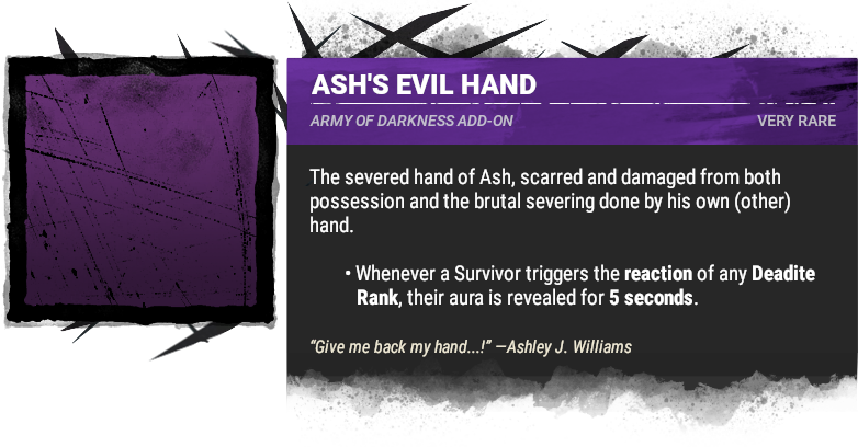 ash's evil hand