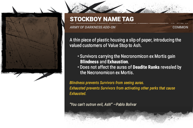 stockboy name tag