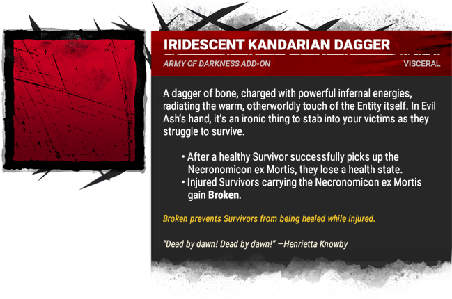 iridescent kandarian dagger