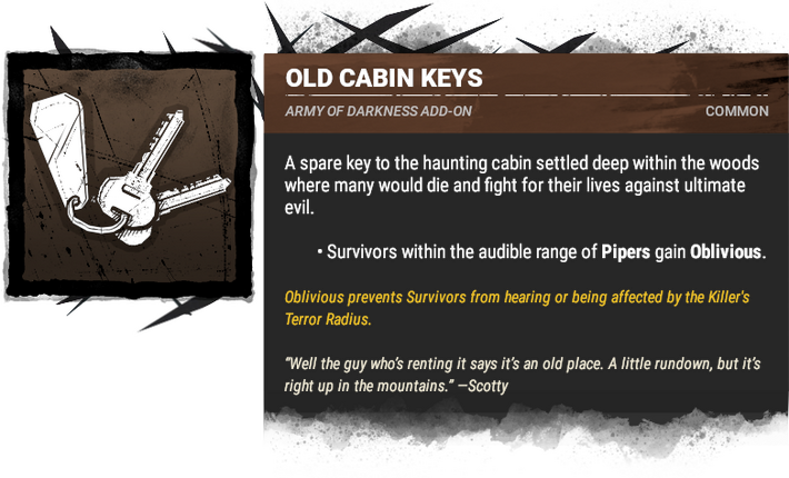 old cabin keys