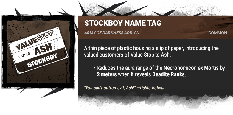 stockboy name tag