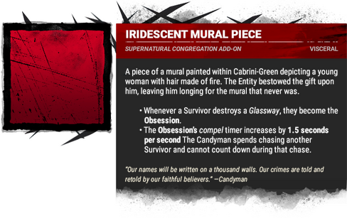 iridescent mural piece