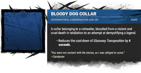 bloody dog collar