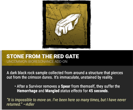 stone from the red gate