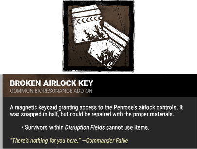 BROKEN ARLOCK KEY